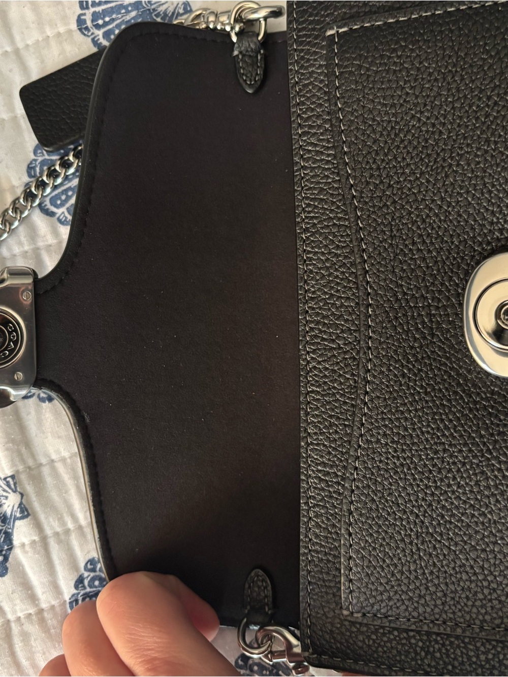 NWT COACH Crossbody Tabby Chain Clutch - Picture 5 of 9